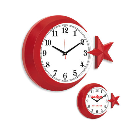 103218 Ay Yıldız Duvar Saati