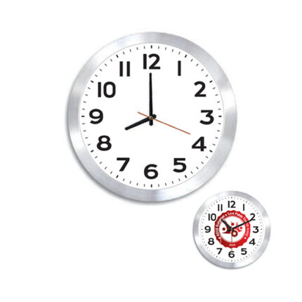 106418 Promosyon Metal Duvar Saati / Kuşe Kadran