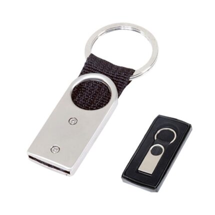 121618 Promosyon Derili Metal Anahtarlık