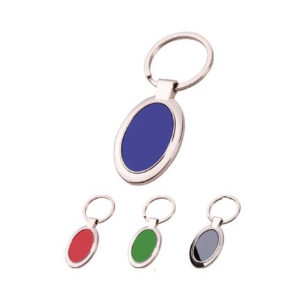 124818 Promosyon Metal Anahtarlık Oval