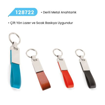 128722 DERİLİ ANAHTARLIK