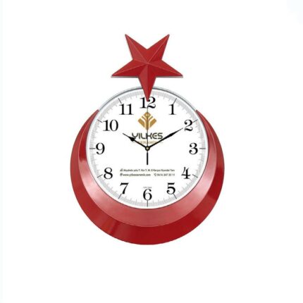 131219 Promosyon Ay Yıldız Duvar Saati