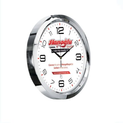 133619 Promosyon Metalize Duvar Saati