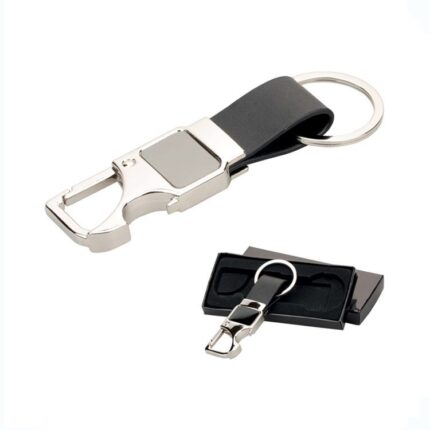 136319 Promosyon Suni Deri Metal Anahtarlık