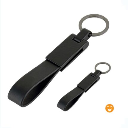 137119 Promosyon Suni Deri Metal Anahtarlık