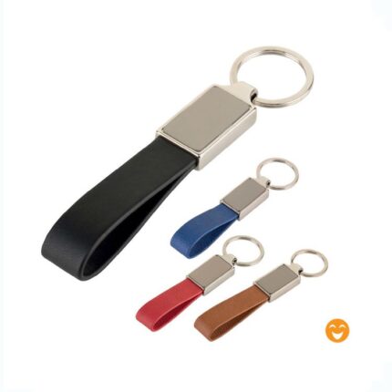 137419 Promosyon Suni Deri Metal Anahtarlık