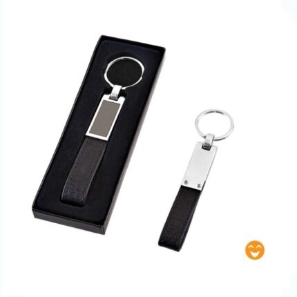 137519 Promosyon Suni Deri Metal Anahtarlık