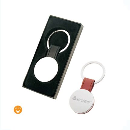 138519 Promosyon Suni Deri Metal Anahtarlık