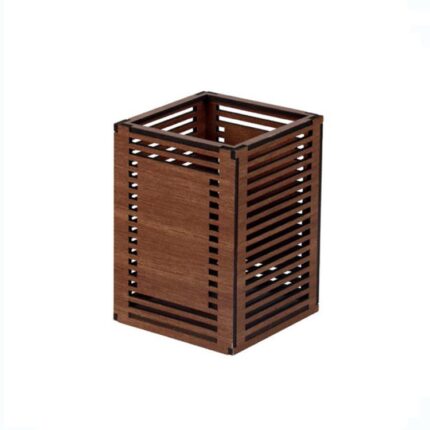 159119 Promosyon Ahşap Kalemlik_ Köşeli