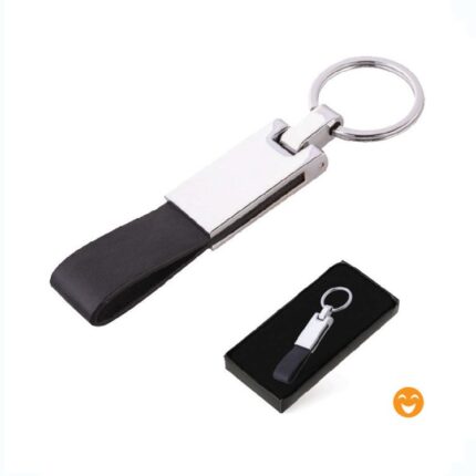 7757 Promosyon Suni Deri Metal Anahtarlık