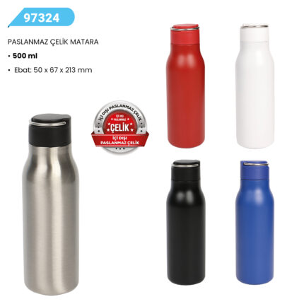 97324 PASLANMAZ ÇELİK MATARA