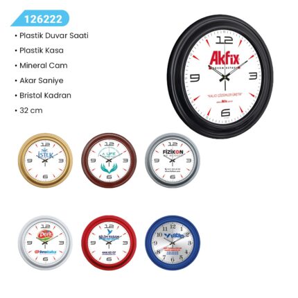 126222 DUVAR SAATİ