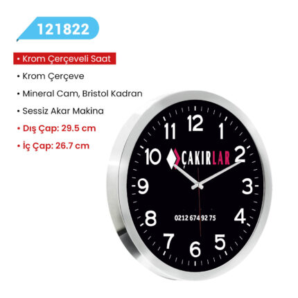 121822 KROM DUVAR SAATİ
