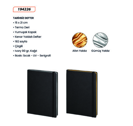 194226 Tarihsiz Defter