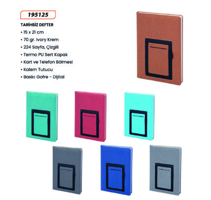 195125 Tarihsiz Defter