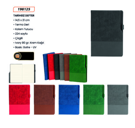 198125 Tarihsiz Defter