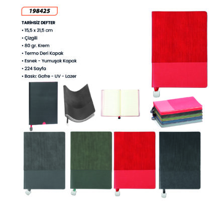 198425 Tarihsiz Defter
