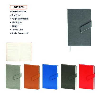 205326 Tarihsiz Defter