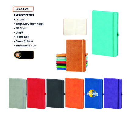 206126 Tarihsiz Defter