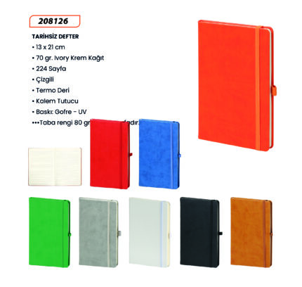 208126 Tarihsiz Defter