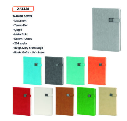 213326 Tarihsiz Defter