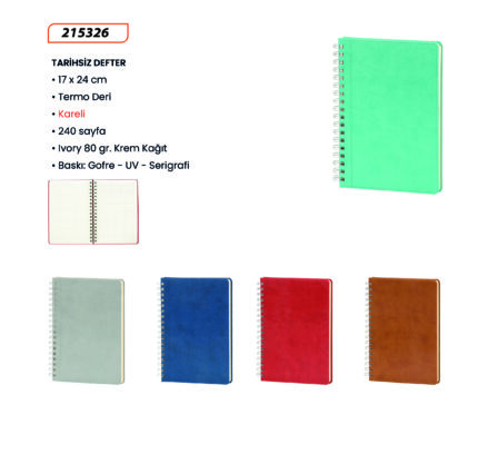215326 Tarihsiz Defter