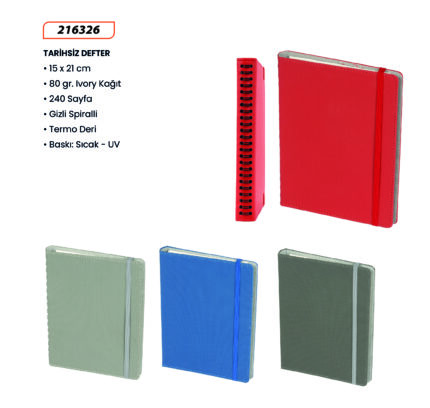 216326 Tarihsiz Defter
