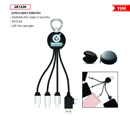 281226 Çoklu Şarj Kablosu