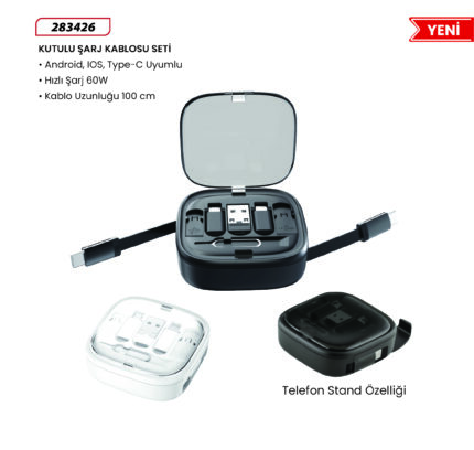 283426 Kutulu Şarj Kablosu