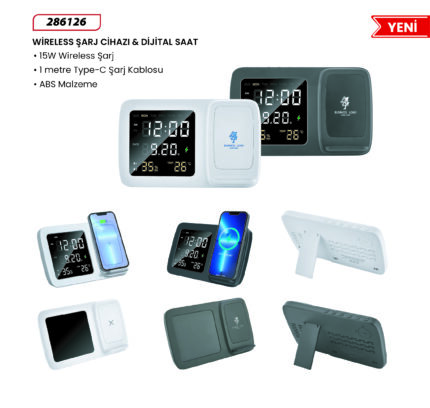 286126 Şarj Cihazı & Dijital Saat