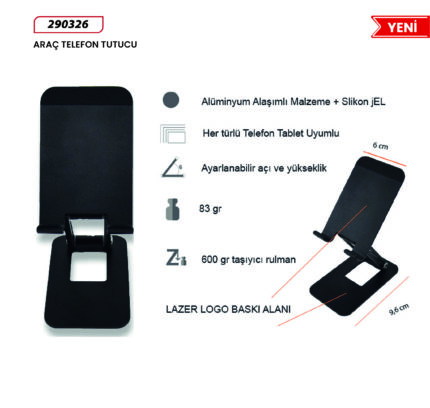 290326 Araç Telefon Tutucu