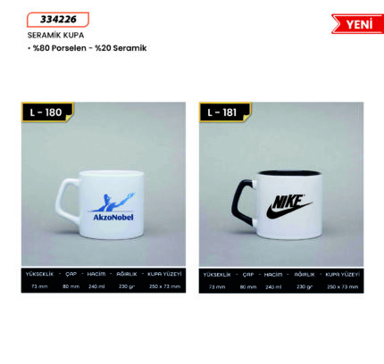 334226 Seramik Kupa