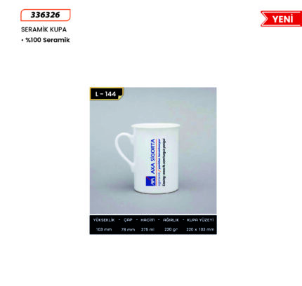 336326 Seramik Kupa