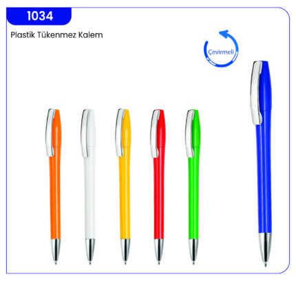 1034 Plastik Tükenmez Kalem