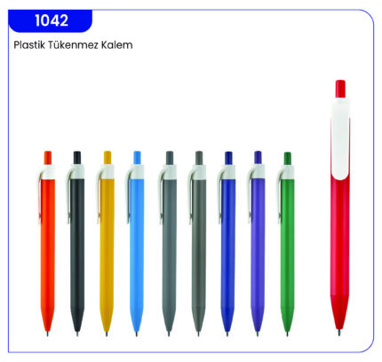 1042 Plastik Tükenmez Kalem