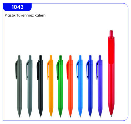 1043 Plastik Tükenmez Kalem