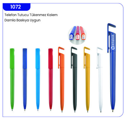 1072 Plastik Tükenmez Kalem