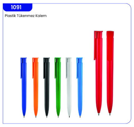1091 Plastik Tükenmez Kalem