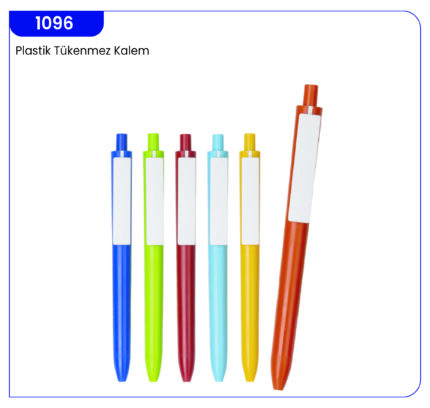1096 Plastik Tükenmez Kalem