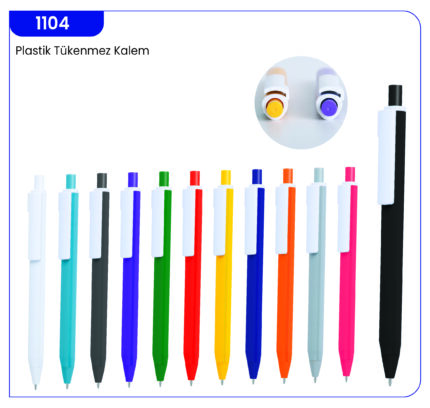 1104 Plastik Tükenmez Kalem