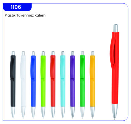 1106 Plastik Tükenmez Kalem
