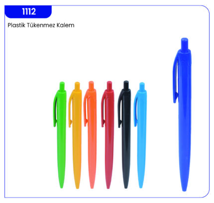 1112 Plastik Tükenmez Kalem