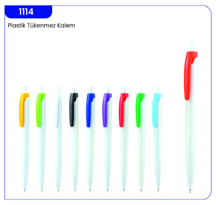 1114 Plastik Tükenmez Kalem