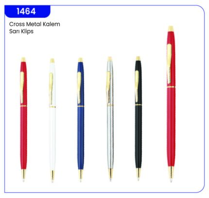 1464 Metal Tükenmez Kalem