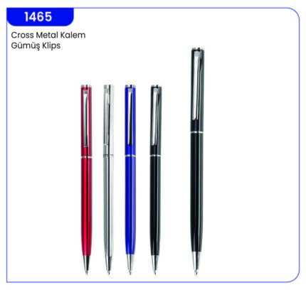 1465 Metal Tükenmez Kalem