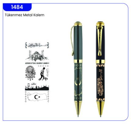 1484 Metal Tükenmez Kalem