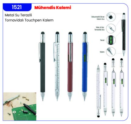 1521 Metal Tükenmez Kalem