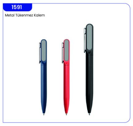 1591 Metal Tükenmez Kalem