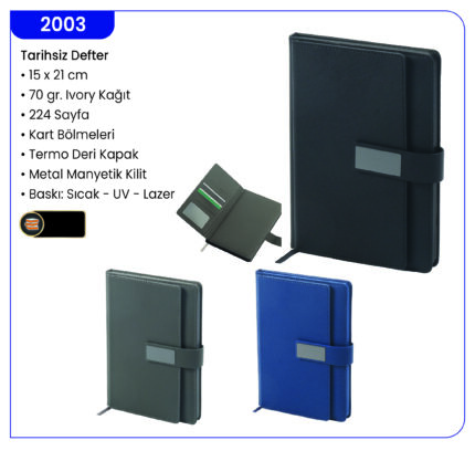 2003 Tarihsiz Defter