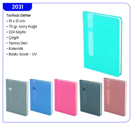 2031 Tarihsiz Defter